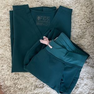 Figs Scrubs Caribbean Blue